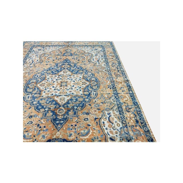 Textile 7x10 Old Persian Bakhtiari Rug - 102524 For Sale - Image 7 of 11