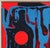 Paint Paul Reeves "Neanderthal" Contemporary Blue and Red Geometric Abstract Painting, 2023 For Sale - Image 7 of 12