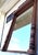1920s Antique Oak Mirror, 1923 For Sale - Image 5 of 17