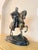 A striking Monumental equestrian bronze figure after Barye — Arab horseman on horseback, one of the sculptor’s most...