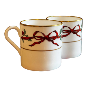 Partial Royal Worcester "Holly Ribbons" Dinner/ Coffee- Tea Service