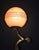 1930s Art Deco French Figural Dancer Table Lamp with Glass Globe, 1930 For Sale - Image 5 of 18