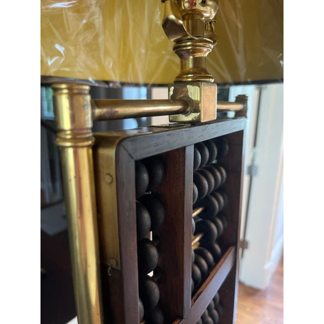 Mid 20th Century Mid 20th Century Chinese Abacus Lamp For Sale - Image 5 of 15