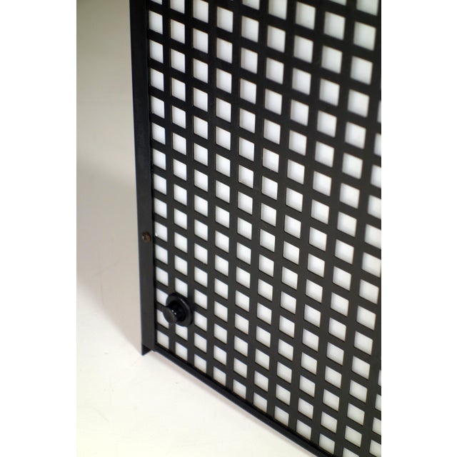 1980s Vintage Italian Black White Wall Lamps, 1980, Set of 2 For Sale - Image 5 of 10