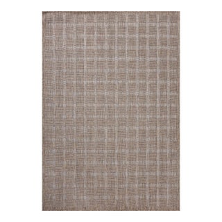 Amber Lewis x Loloi Topanga Natural / Bone 5'-3" x 7'-6" Area Rug For Sale