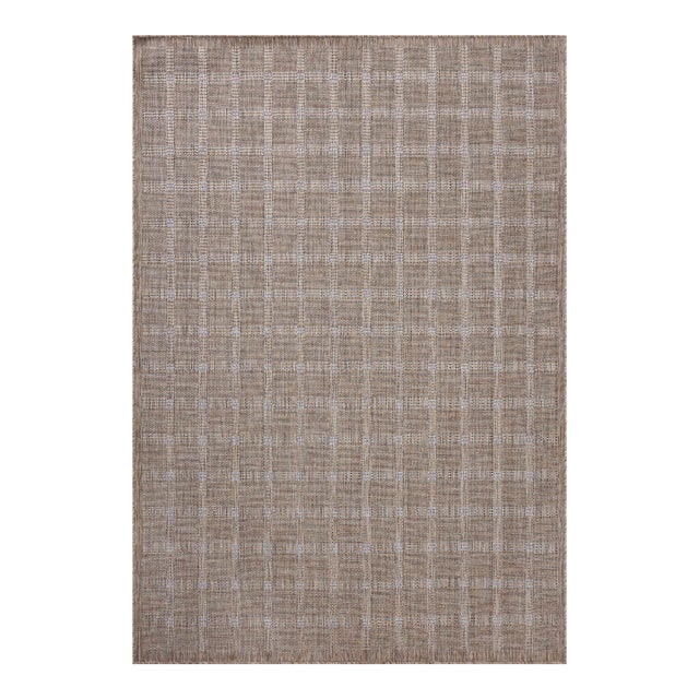 Amber Lewis x Loloi Topanga Natural / Bone 5'-3" x 7'-6" Area Rug For Sale