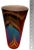 Art Glass Vase Earthy Multicolor Swirled Vase For Sale - Image 18 of 18