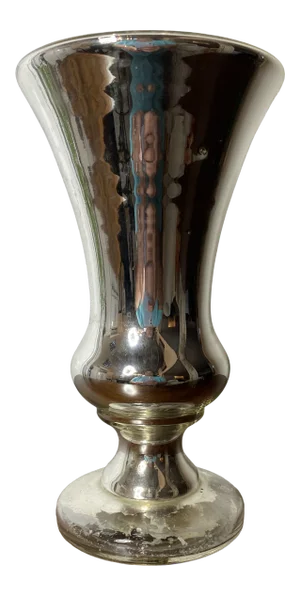Antique Mercury Glass Vase