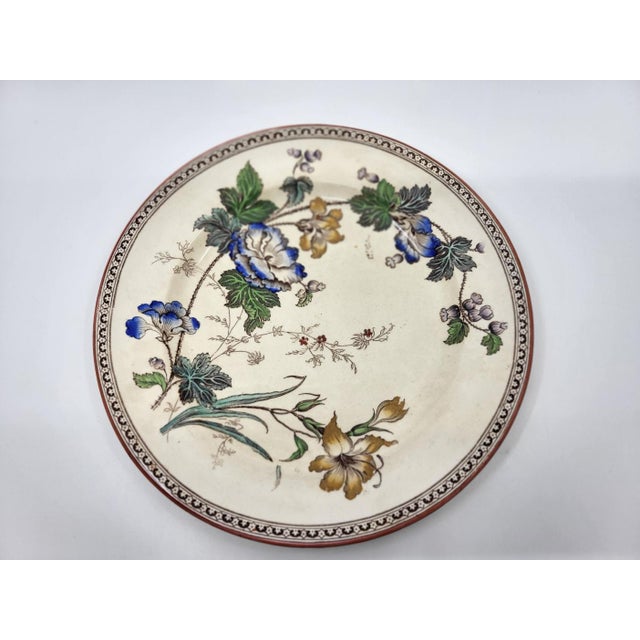 Antique Victorian Plates by Brownfield & Sons, 1880, Set of 8 For Sale - Image 14 of 17
