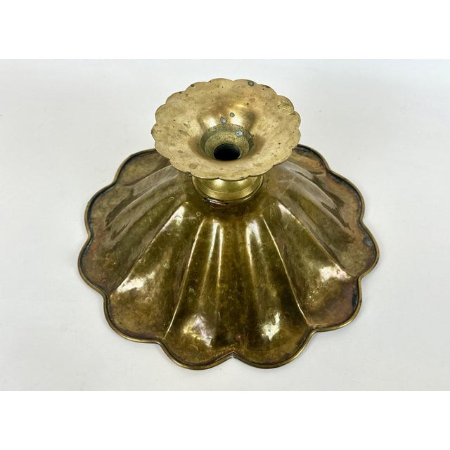 Vintage Brass Fruit Pedestal Bowl, 1960s For Sale - Image 13 of 14