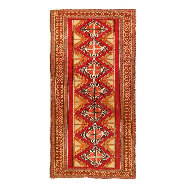 1920s Antique Geometric Kazak Caucasian For Sale - Image 10 of 10