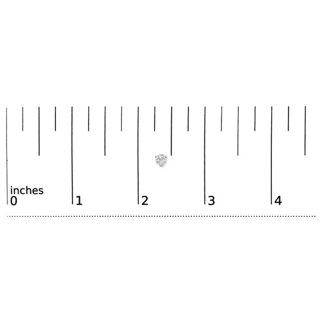 Early 21st Century 14K White Gold 1/2 Cttw 3-Prong Martini Set Brilliant Round-Cut Solitaire Lab Grown Diamond Screwback Stud Earrings (F-G Color, VS1-VS2 Clarity) For Sale - Image 5 of 5