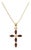 Beautiful Garnet Cross Pendant | January Birthstone Pendant | Unique Gifts for Her For Sale