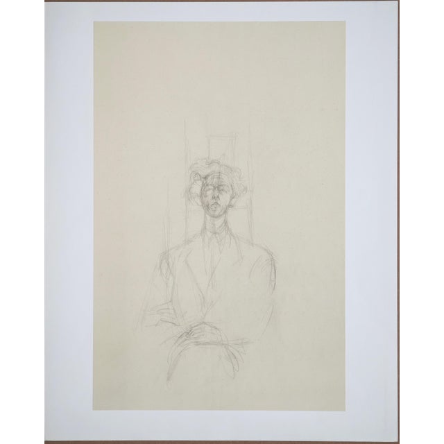 1960s Alberto Giacometti, Portrait of Isaku Yanaihara, 1963, Original Lithograph For Sale - Image 5 of 9