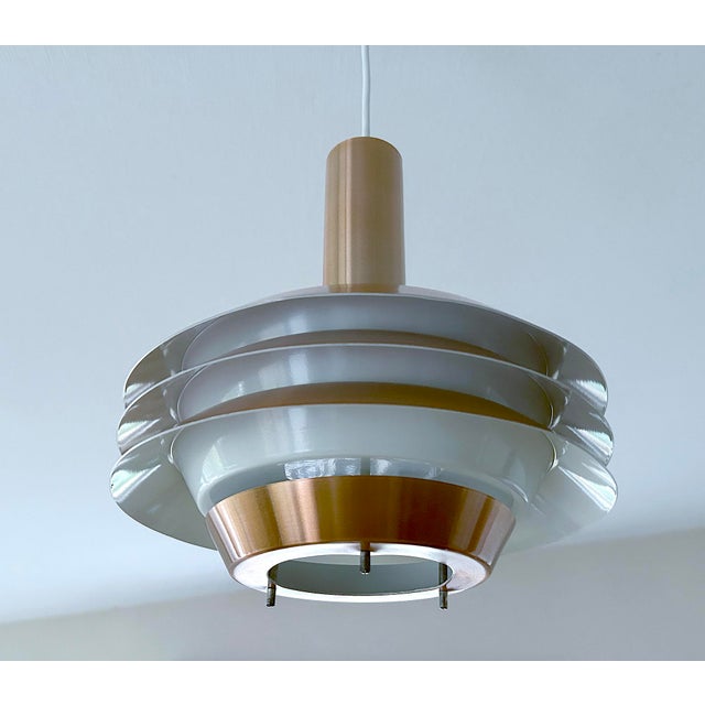 Mid-Century Modern Danish Copper Pendant Light, 1970s For Sale - Image 17 of 18