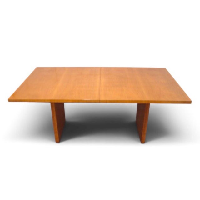 Wood 1950s T. H. Robsjohn-Gibbings Widdicomb Dining Conference Table For Sale - Image 7 of 7