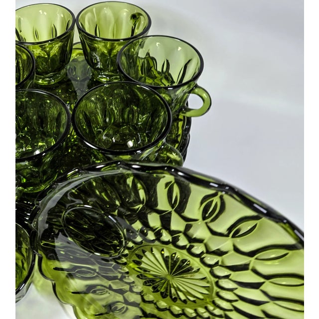 Avocado Mid-Century Avocado Snack Sets- Set of 20 For Sale - Image 8 of 12