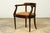 Wood Late 19th Century French Empire Style Mahogany Barrel Back Desk Chair For Sale - Image 7 of 18
