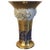 Antique Early 19th Century French Empire Porcelain Gold Trumpet Vase with Flower Garland For Sale - Image 12 of 12