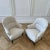 Vintage Reproduction Style Club Chair in Natural Cotton Canvas For Sale - Image 9 of 13