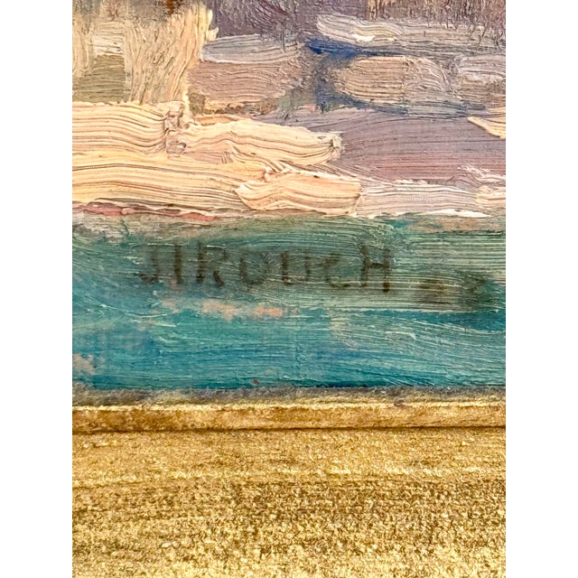 French White House With Duck (1923) by Frank Luis Jirouch (American, 1878–1970) For Sale - Image 3 of 5