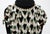 Stunning vintage Lee Menichetti rhinestone collar necklace. The base is silver toned leather cut in a lattice design which...