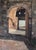 Original oil painting on canvas of a medieval gate in Orvieto, Italy. The painting is framed in a handcrafted wood floater...