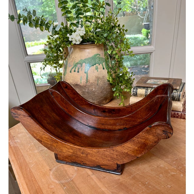 Imported from England. Antique Cheese Coaster. Used during the 1700s and 1800s to slide half wheels of cheese and loaves...