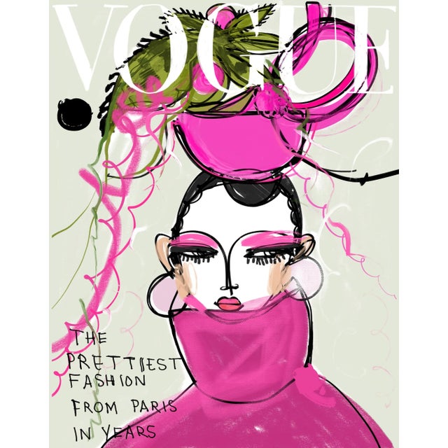 Inspired by Vogue covers, and love for Vogue, here is an illustration of a favorite cover by Annie Naranian A Limited...