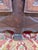 Large Louis XV style sideboard in solid oak and veneer. It features four drawers in the upper section adorned with...