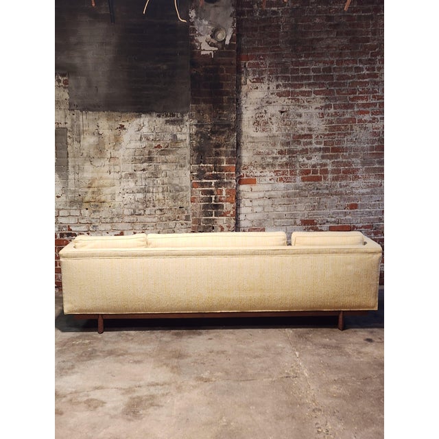 Frank Lloyd Wright Taliesin Sofa, Mahogany, Mid-Century Modern, 1955 For Sale - Image 11 of 11