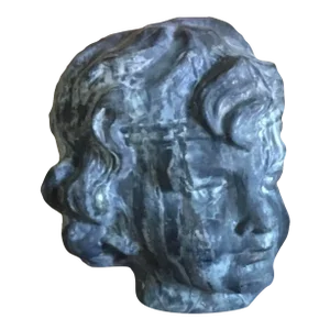 Late 19th Century Architectural Zinc Cherub’s Head