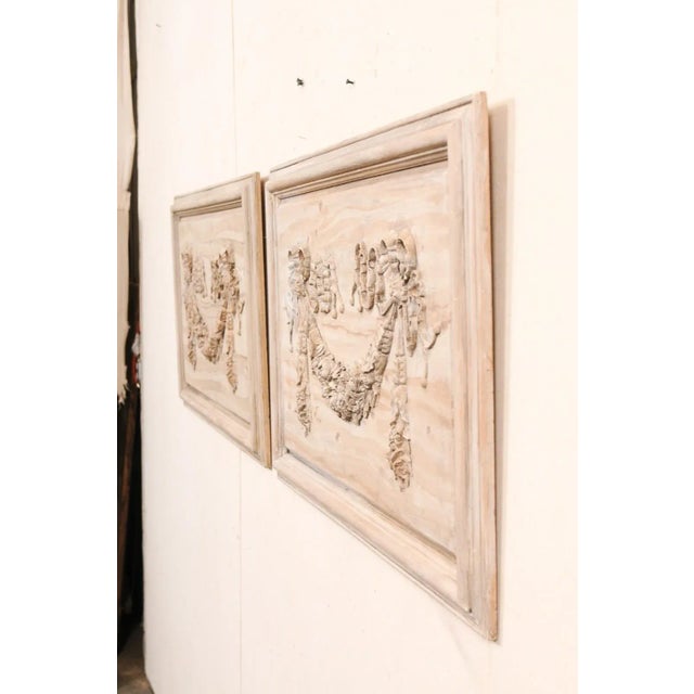 Tan Mid 20th Century French Decorative Swag Panels For Sale - Image 8 of 12