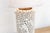 Alabaster White Lattice Bloom Porcelain Lamp For Sale - Image 4 of 9