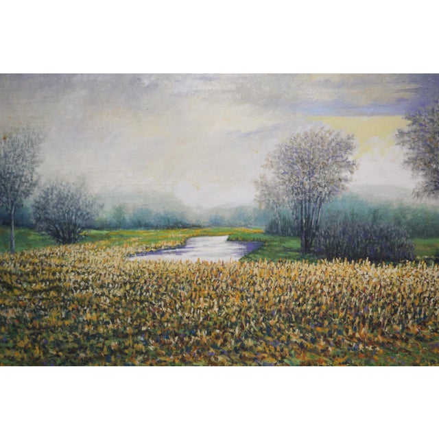 Landscape, 2000s, Oil on Wood For Sale - Image 11 of 16