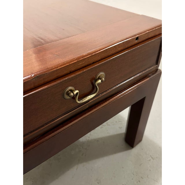 English English Mahogany "Bagatelle'' Game Box / Coffee Table on Custom Made Stand 19th Century For Sale - Image 3 of 12