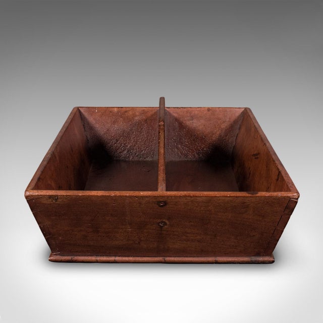 Early 19th Century Antique Butler's Carry, English, Walnut, Country House, Work Box, Tray, Georgian For Sale - Image 5 of 10