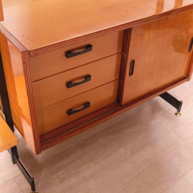 Vintage Freestanding Bookcase, Italy, 1960s For Sale - Image 6 of 18