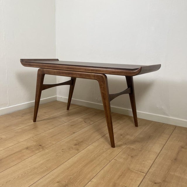 Mid-Century Modern Vintage Scandinavian Danish Teak Coffee Table, 1970s For Sale - Image 3 of 18