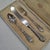 Gothic-Style Silver Cutlery with Case, 1800s, Set of 4 For Sale - Image 3 of 12