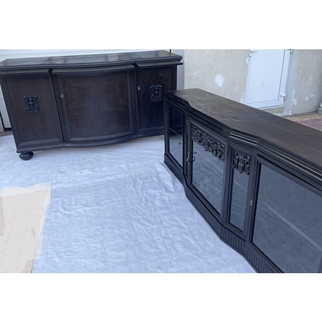 Neo-Renaissance European Buffet, 1900s, Set of 2 For Sale - Image 14 of 18