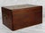 Brown Antique English Benson & Hedges Mahogany Metal Lined Cigar Tobacco Humidor Box For Sale - Image 8 of 15
