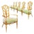 Vintage Gilt Metal Dining Chairs - Set of Six For Sale