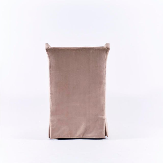 2010s Hickory Chair Furniture Company Jackson Skirted Wing Chair For Sale - Image 5 of 5