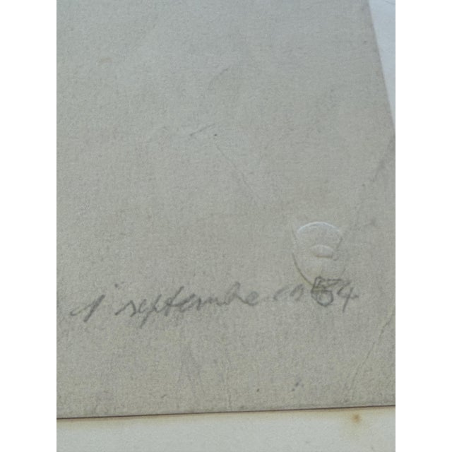 Alberto Giacometti, Portrait of Jean Genet, 1954, Lithograph For Sale - Image 3 of 6