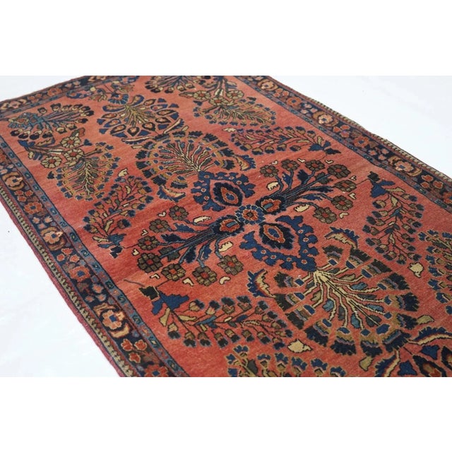 Textile Antique Sarouk Rug 2'6'' x 5' For Sale - Image 7 of 10