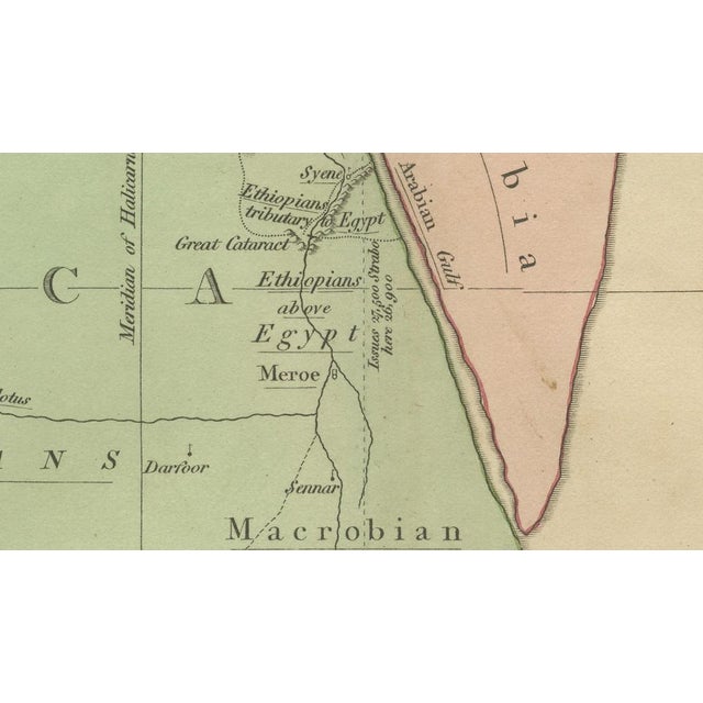 Paper Antique Classical World Map by Wilkinson, 1819 For Sale - Image 7 of 14