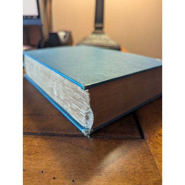 Teal Vintage 1954 “Gone With the Wind” Hardcover Book – Distressed Mid-Century Edition by Macmillan For Sale - Image 8 of 13