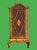 A tropical style cabinet with burnt bamboo finish, the door open to 3 shelves a light piece to move around plus it’s...