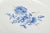 20th Century Porcelain Oval Dish with Blue Floral Motifs by Meissen, Germany For Sale - Image 3 of 5